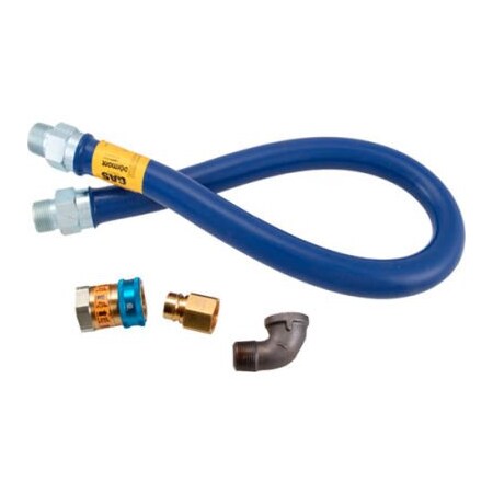 Allpoints Allpoints 321897 Gas Connector Kit 1" X48" W/ Qd And Elbow For Dormont Mfg 321897